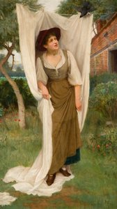Praczka zaskoczona przez kosa, 1891.