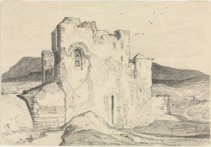Zamek w Normandii autorstwa John Sell Cotman