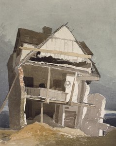 Zrujnowany dom, XIX w. autorstwa John Sell Cotman