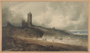 Zamek Aberystwyth autorstwa John Sell Cotman