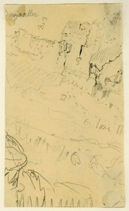 „Samochody Orne”, ok. 1817-22 (grafit na papierze) autorstwa John Sell Cotman