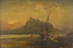Scena na plaży autorstwa John Sell Cotman