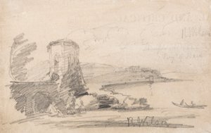 Most i wieża, według Richarda Wilsona autorstwa John Sell Cotman