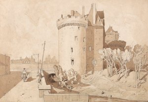 Zamek w Alencon autorstwa John Sell Cotman