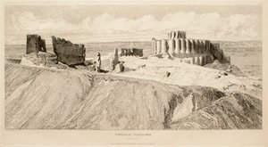Château Gaillard (widok od północnego wschodu) autorstwa John Sell Cotman