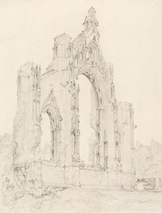 East End kościoła Howden, Yorkshire autorstwa John Sell Cotman
