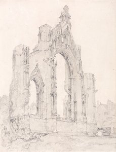 Wschodnia część kościoła Howden, Yorkshire autorstwa John Sell Cotman