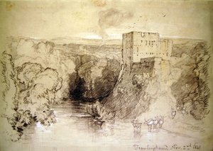 Framlingham: zamek i rzeka autorstwa John Sell Cotman