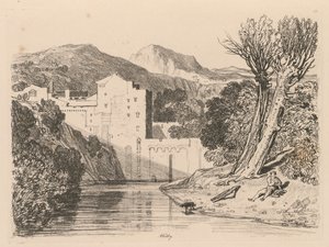 Liber Studiorum: Tablica 22, Whitby autorstwa John Sell Cotman
