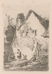 Liber Studiorum: Tablica 40, Lakenham, niedaleko Norwich autorstwa John Sell Cotman