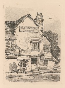 Księga Studiów: Tablica 41, Dom w Bristolu autorstwa John Sell Cotman