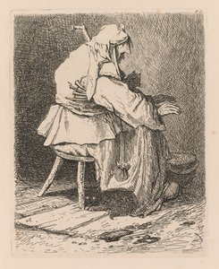 Liber Studiorum: Tablica 44, Szkic wg Rembrandta autorstwa John Sell Cotman