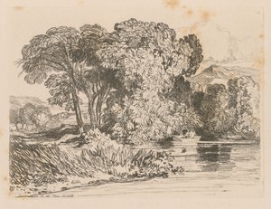 Liber Studiorum: Tablica 4, Widok na Yare, Norfolk, 1838. autorstwa John Sell Cotman