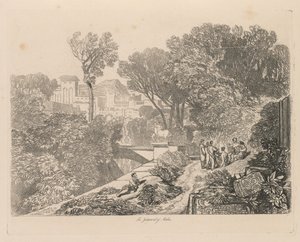 Liber Studiorum: Tablica 6, Wyrok Midasa, 1838 autorstwa John Sell Cotman