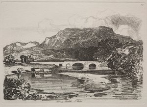 Księga Studiów: Tan y Beolch, Północna Walia, 1838 r. autorstwa John Sell Cotman