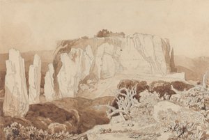Mortain, Normandia autorstwa John Sell Cotman