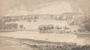 Raynham Hall, Norfolk autorstwa John Sell Cotman