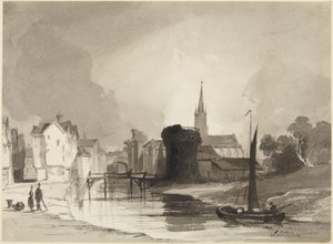 Scena nad rzeką autorstwa John Sell Cotman