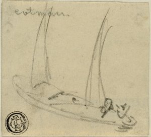Żaglówka autorstwa John Sell Cotman