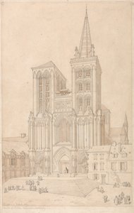 Święty Piotr w Lisieux, Normandia: Front zachodni autorstwa John Sell Cotman
