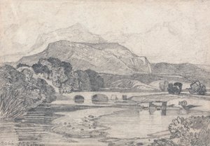 Tan-y-Bwlch, Północna Walia autorstwa John Sell Cotman