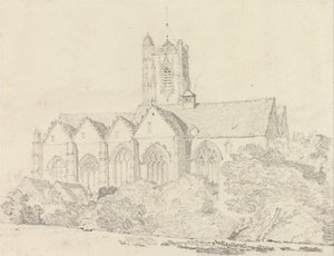 Kościół św. Jana, Peronne (Somme) autorstwa John Sell Cotman