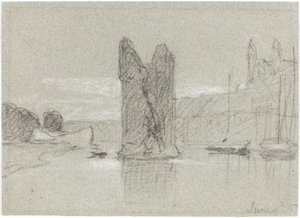 Wieża Diabła autorstwa John Sell Cotman