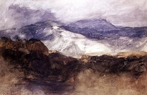 Góry Walijskie (akwarela na papierze) autorstwa John Sell Cotman