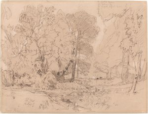 Zalesiony krajobraz autorstwa John Sell Cotman