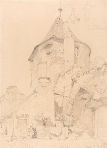 Yarmouth, wieża północno-zachodnia autorstwa John Sell Cotman