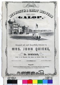 Weymouth and Great Western Galop, c1870 (litografia na papierze) autorstwa John Sherren