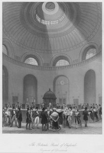 Rotunda, Bank Anglii – wypłata dywidendy, ok. 1841 r.