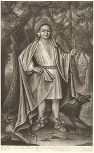Ho Nee Yeath Taw No Row, król Genethgarick autorstwa John Simon after John Verelst