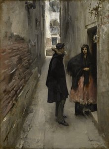 Ulica w Wenecji, ok. 1880-82 autorstwa John Singer Sargent