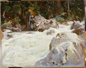 Potok w Norwegii, 1901 autorstwa John Singer Sargent