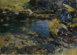 Basen Alpejski, 1907 autorstwa John Singer Sargent