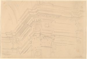 Belkowanie Kaplicy Królewskiej, Granada, 1912 r. autorstwa John Singer Sargent