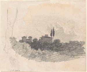 Willa Włoska [recto], 1870-1872. autorstwa John Singer Sargent