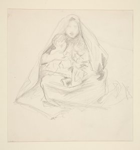 Madonna z Dzieciątkiem autorstwa John Singer Sargent