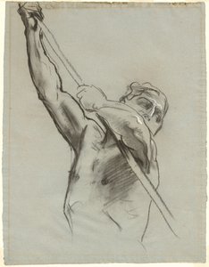 Męski tors z tyczką autorstwa John Singer Sargent