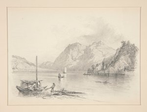 Górskie jezioro autorstwa John Singer Sargent