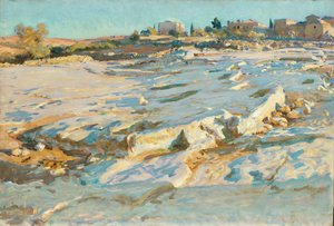 W pobliżu Góry Oliwnej, Jerozolima, ok. 1905-06 (olej na płótnie) autorstwa John Singer Sargent