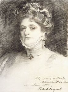 Portret Blanche Marchesi, 1910 autorstwa John Singer Sargent