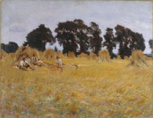 Żniwiarze odpoczywający na polu pszenicy, 1885 autorstwa John Singer Sargent