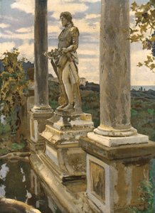 Statua Vertumnusa we Frascati, 1907, c1930. autorstwa John Singer Sargent