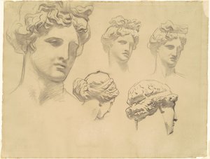 Studia do „Apolla i muz” autorstwa John Singer Sargent