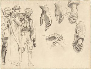 Studia dla „Zagazowanych” autorstwa John Singer Sargent