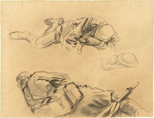 Studia dla „Zagazowanych” autorstwa John Singer Sargent