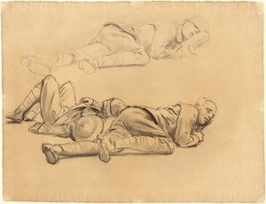 Studia dla zagazowanych, 1918-1919. autorstwa John Singer Sargent