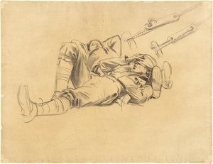 Studia dla zagazowanych [recto], 1918-1919. autorstwa John Singer Sargent